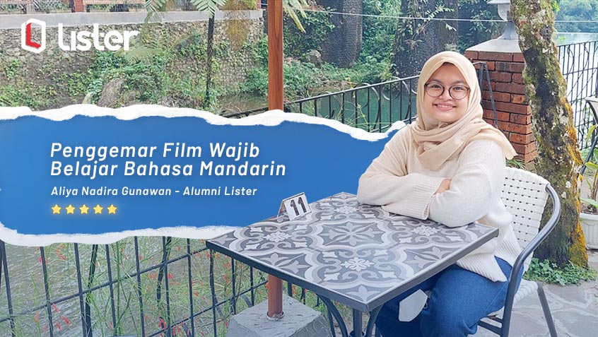 Aliya penggemar film belajar bahasa mandarin